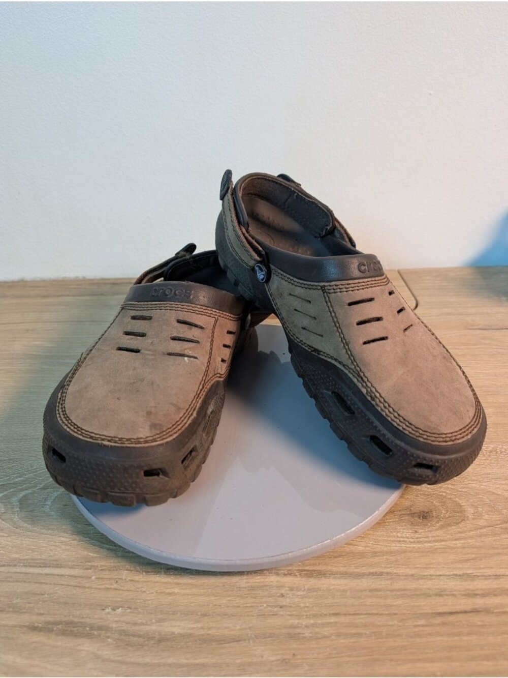 Crocs Yukon Vista II Clogcore Mens size 11 Tan Ugly Cool Shoe Outdoor Waterproof